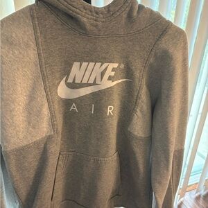 Nike Air Big Boys Heather Gray Hoodie